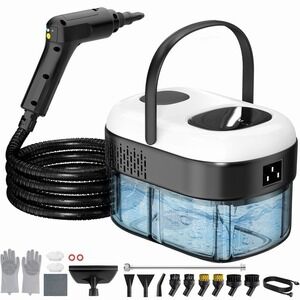 Pressurized Steam Cleaner, 3-Level Adjustable Handheld Steamer Cleaning for Home